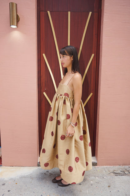 Polka Dot Midi Dress
