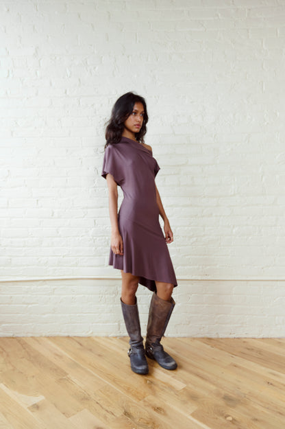Plume Brown Dress