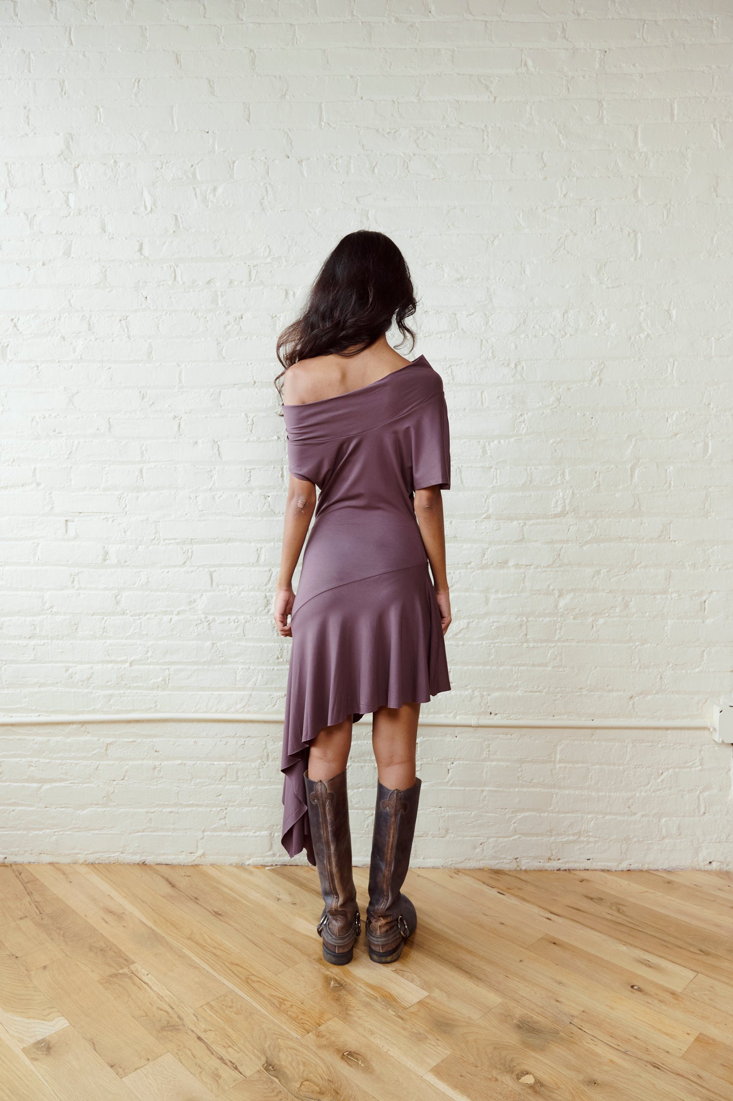 Plume Brown Dress
