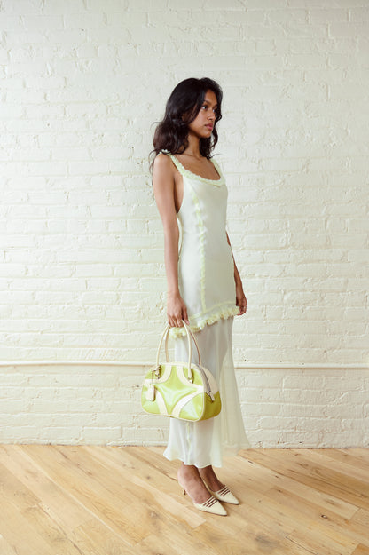 Prada 2000s Lime Bowling Bag