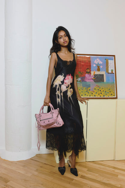 Flower Drip Anemone Dress