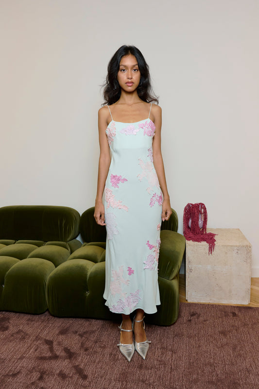 Eloise Dress in Mint Green