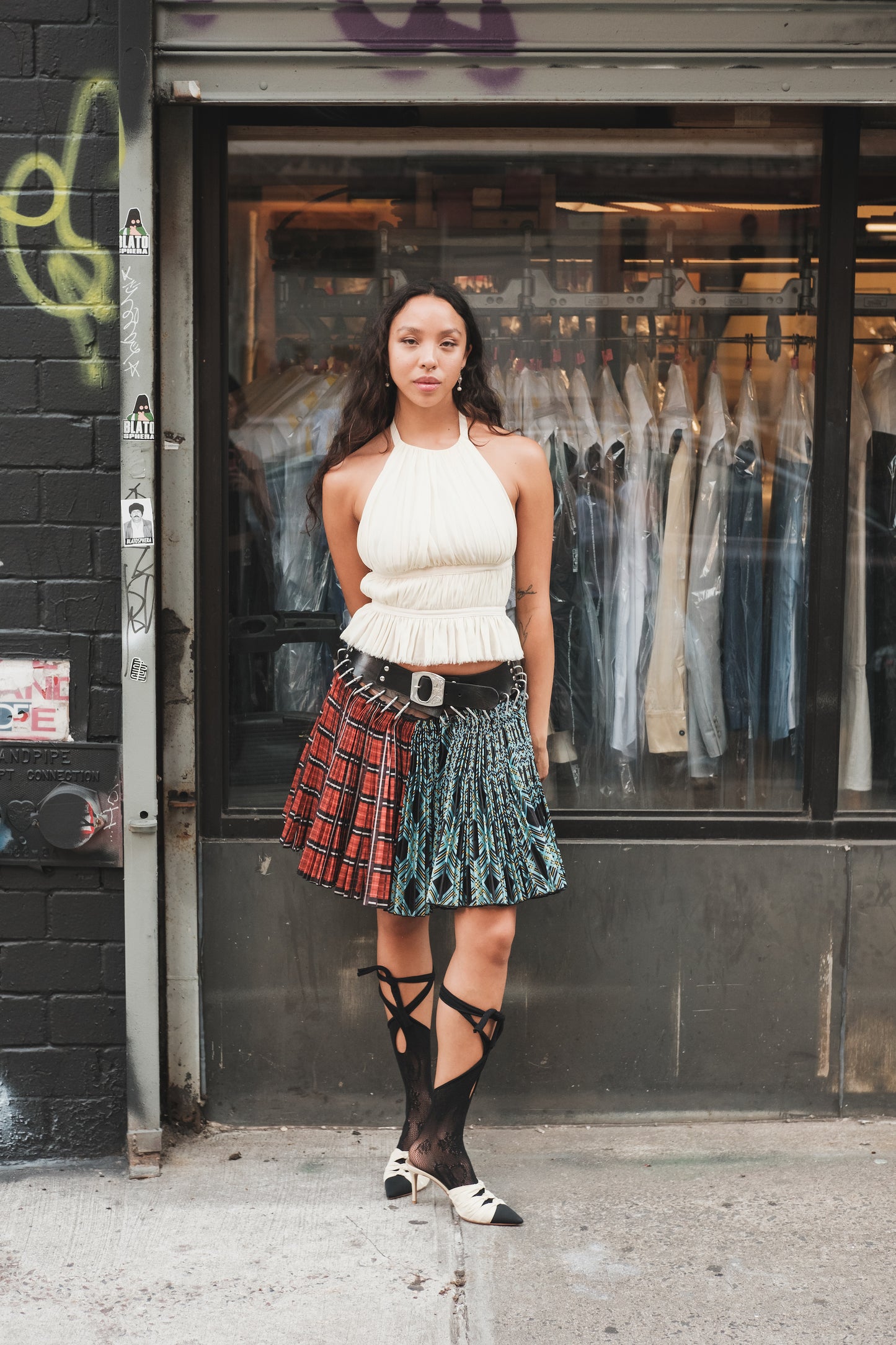 Belted Carabiner Skirt