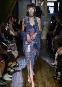 Slip Dress in Night Blooming Chiffon