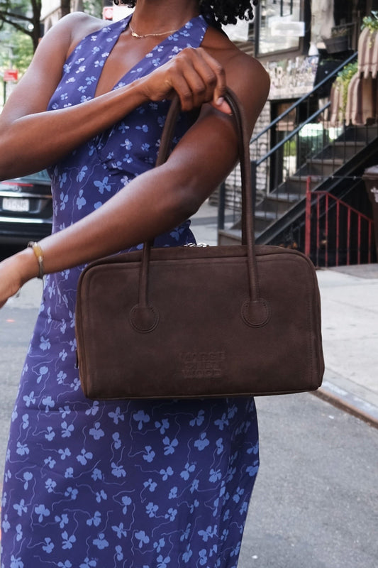 Soft Boston Bag in Hush Nubuck