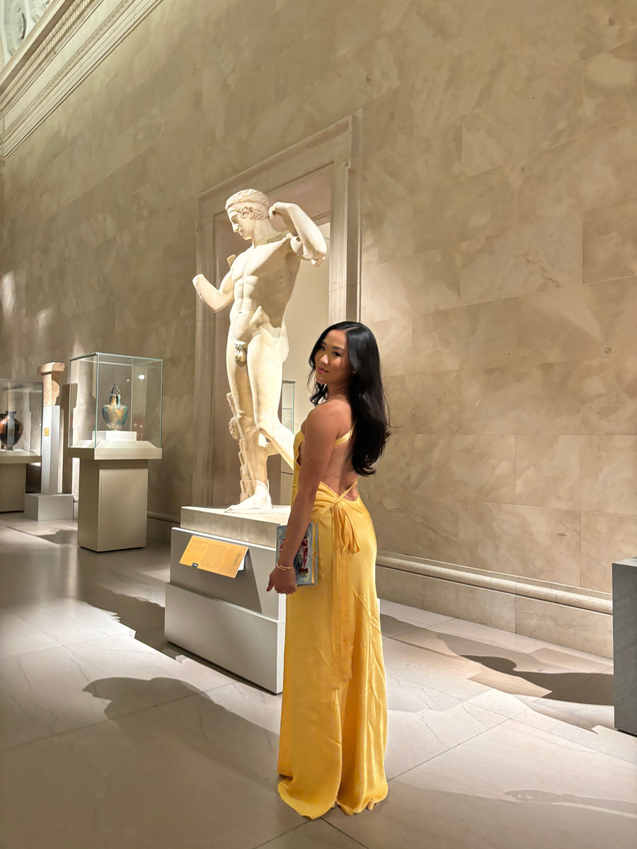 Monique Dress in Yellow seen on you