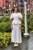 Off-White Bow Maxi Dress