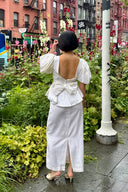 Off-White Bow Maxi Dress