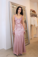 Blush Satin Gown