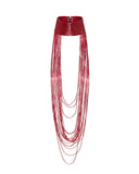 Nocturna Choker in Red