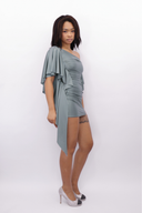 Meredith Mini Dress in Teal