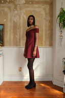 Bow Off-Shoulder Dress