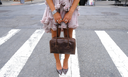 Soft Boston Bag in Washed Brown