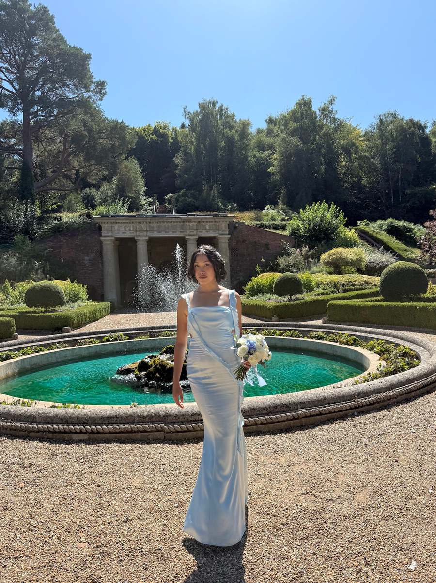 Blue Caroline Dress seen on you