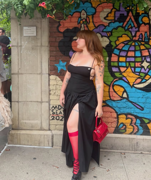 Black Bubble Maxi Dress seen on you
