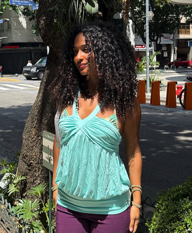 Tess Top in Ice seen on you