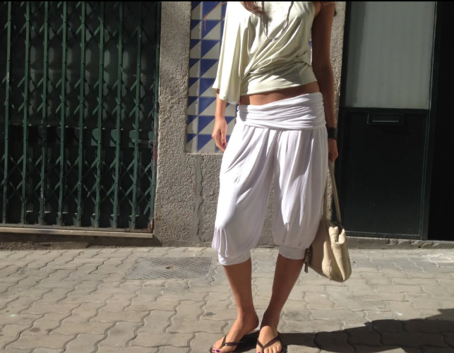 Charli Capris in White seen on you