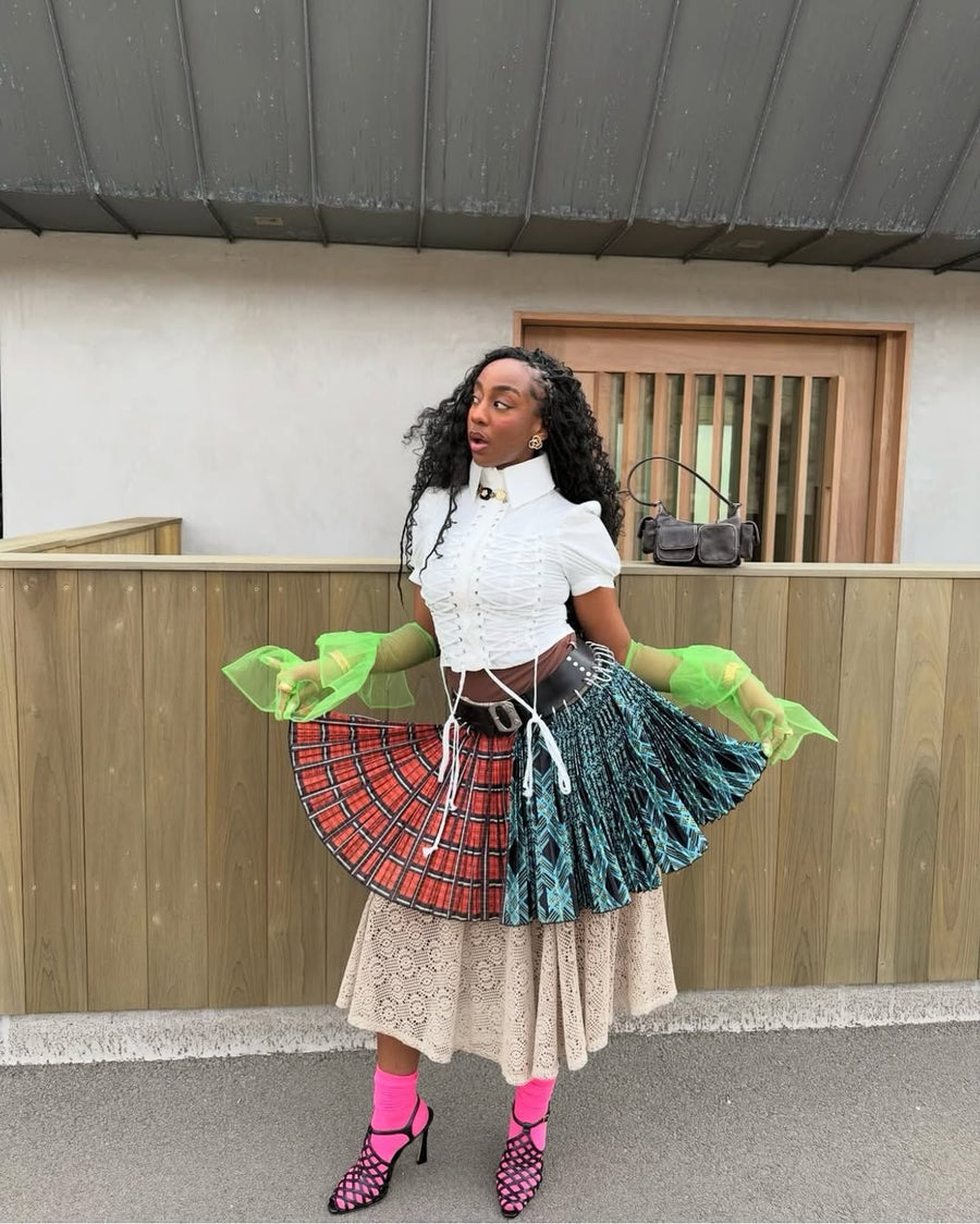 Belted Carabiner Skirt seen on you