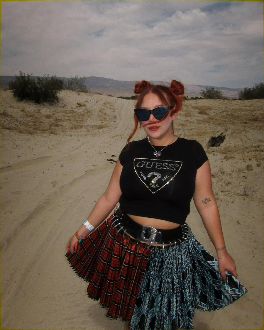 Belted Carabiner Skirt seen on you