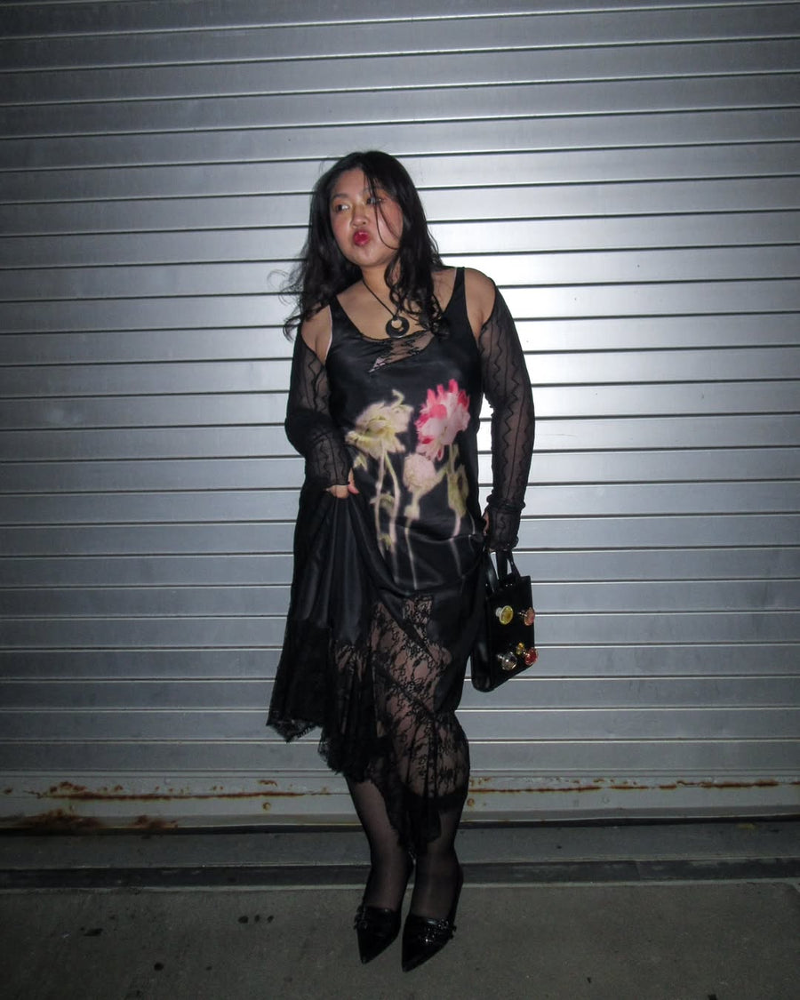 Flower Drip Anemone Dress seen on you