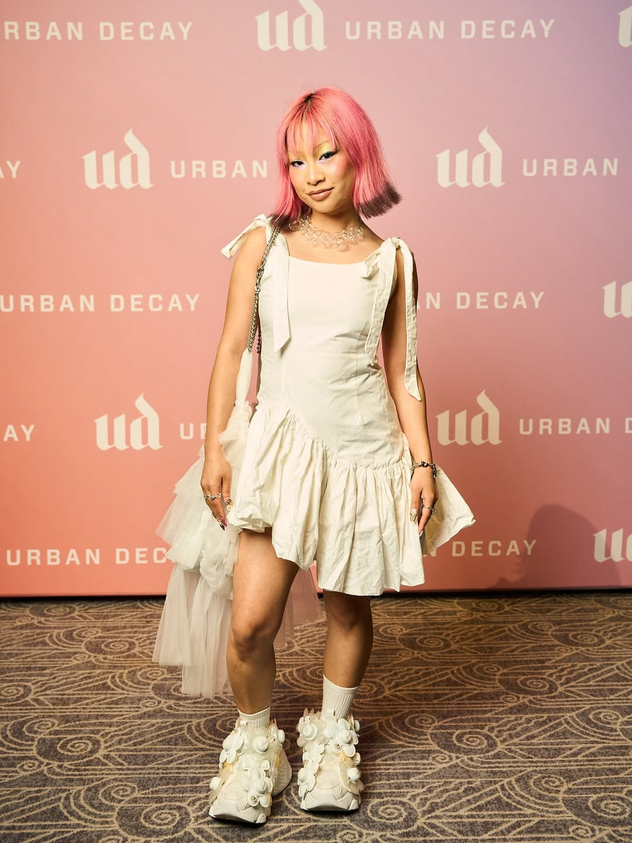 Doria Mini Dress in White seen on you