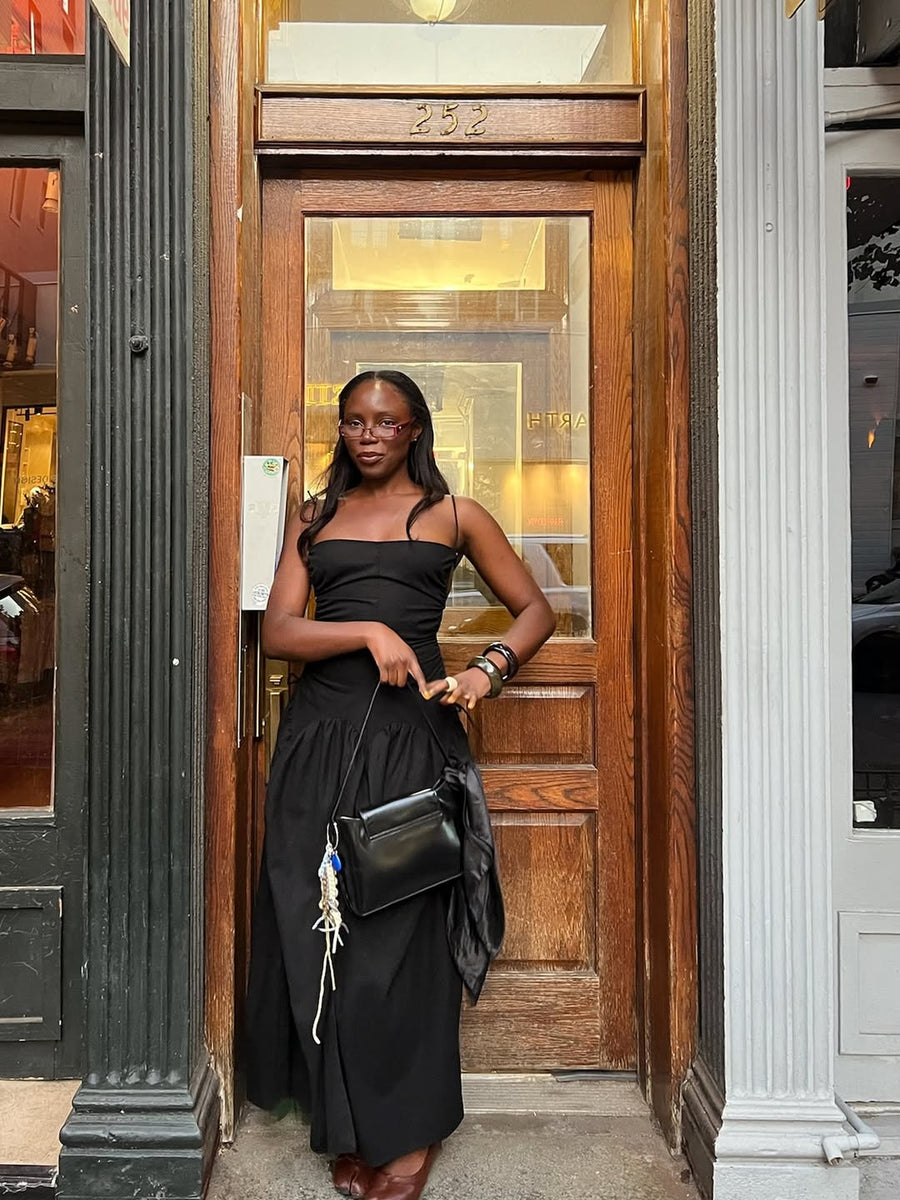Taottao Black Bubble Maxi Dress - Rent from Hauteline Taottao Black Bubble Maxi Dress - Rent from Hauteline