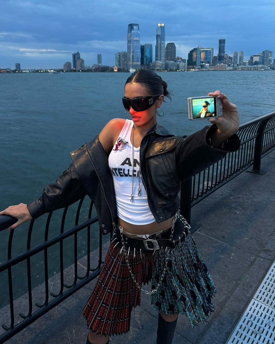 Belted Carabiner Skirt seen on you