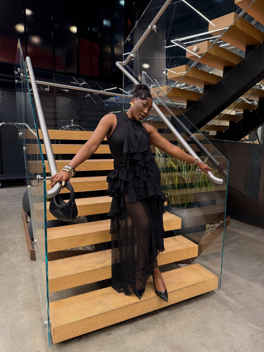 Angelica Dress in Black seen on you