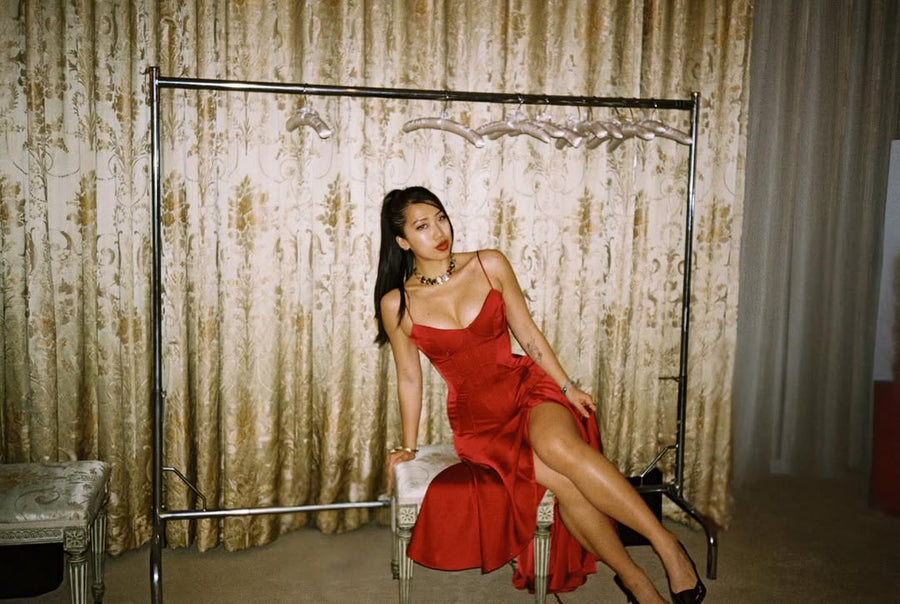 Clavicle Corset Midi Dress seen on you