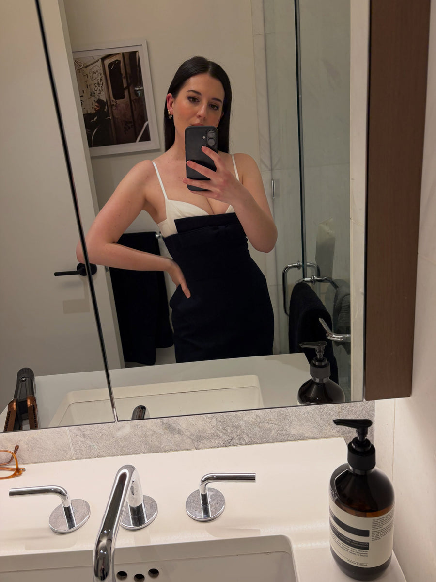 Double Bow Sling Dress seen on you
