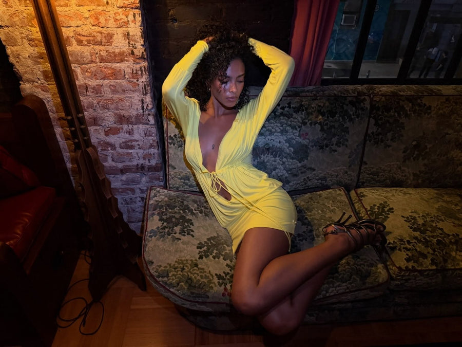 Elle Dress in Yellow seen on you