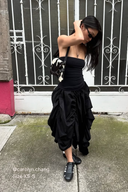 Venus Maxi Skirt in Black