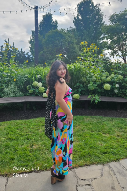 Hayley Dress Tulip Spot Mix Multi