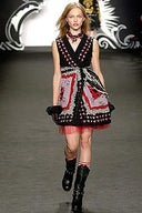 Vintage Anna Sui Spring 2007 Cupid Dress