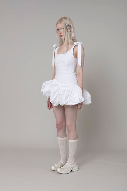 Doria Mini Dress in White