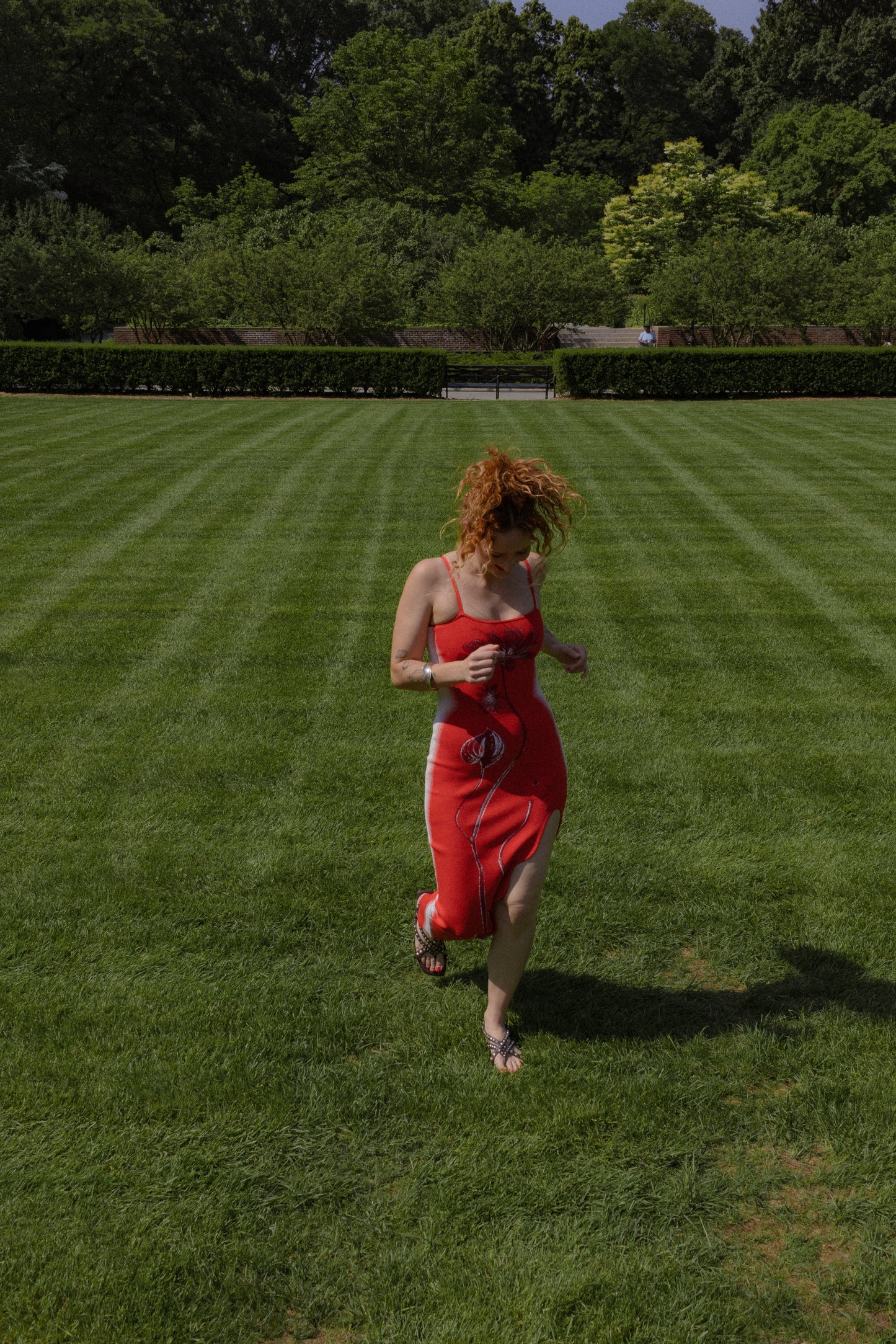 Iris Maxi Dress in Red