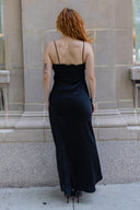 Black Lace Maxi Dress