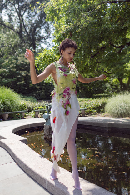 Bioplastic Garden Embellished Dress