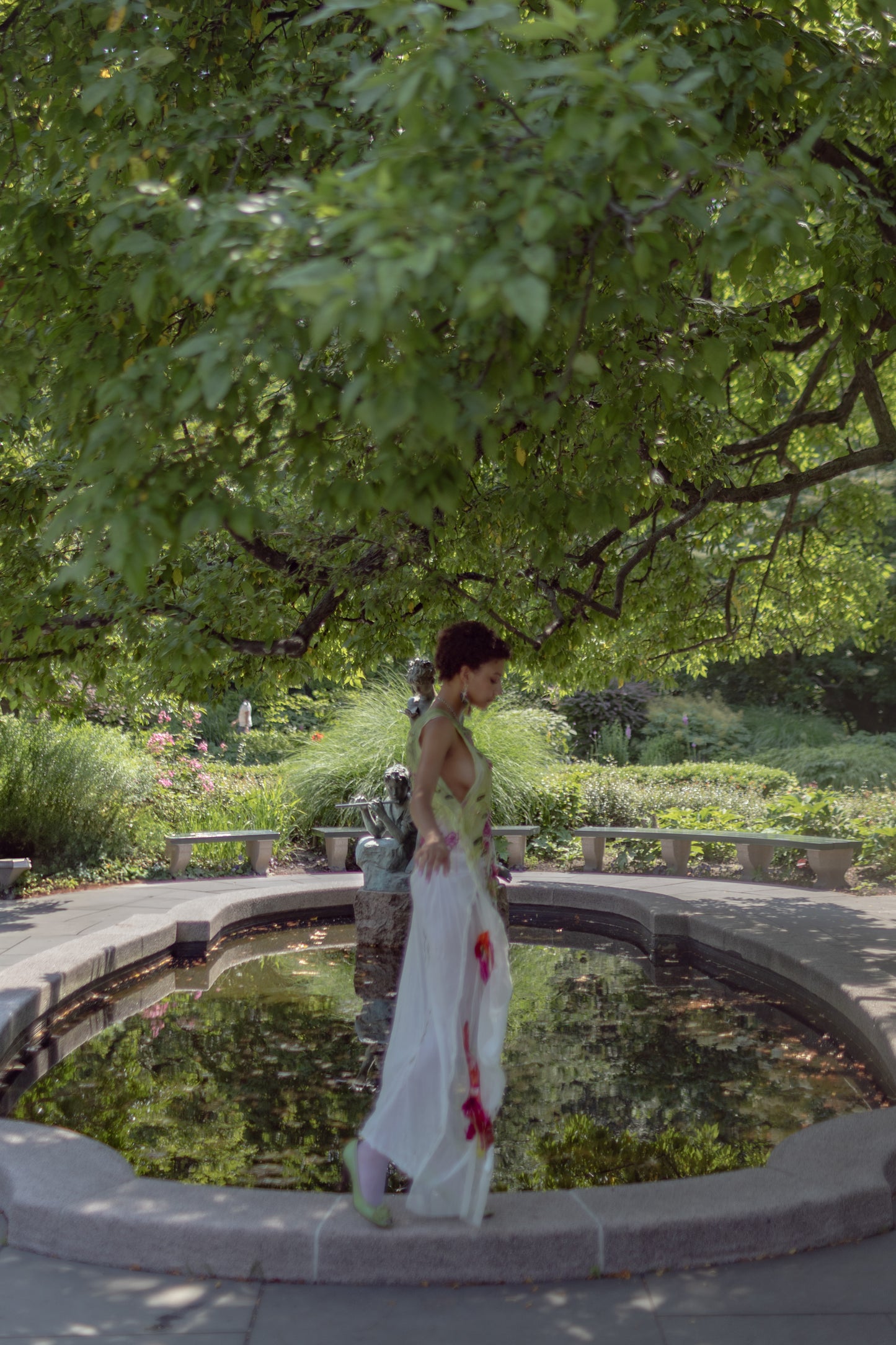 Bioplastic Garden Embellished Dress