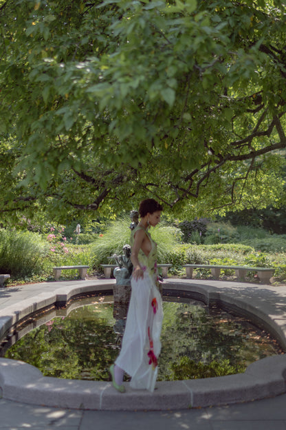 Bioplastic Garden Embellished Dress