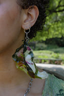 Handmade Bioplastic Earrings Green