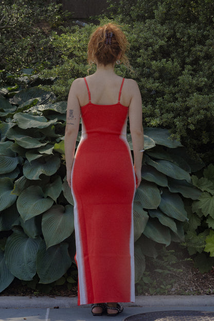 Iris Maxi Dress in Red