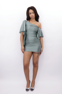 Meredith Mini Dress in Teal