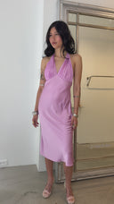 Ms. Pleat Midi Dress