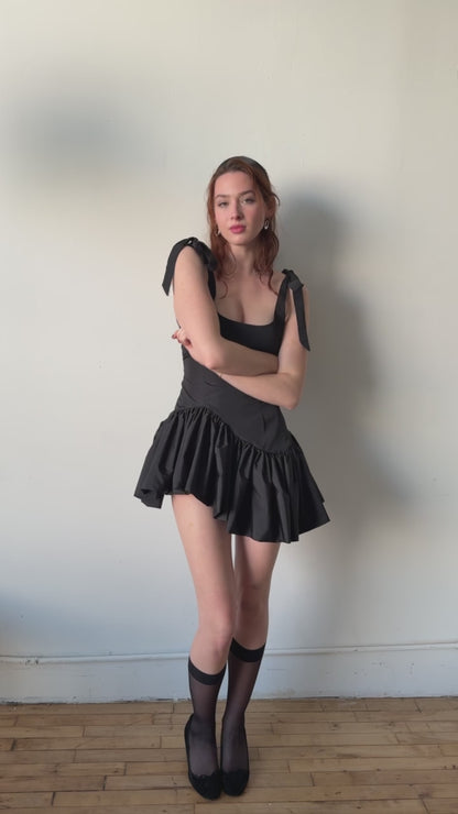 Doria Mini Dress in Black